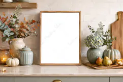 Kitchen frame mockup PSD PNG JPG Product Image 2