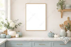Frame Mockup Interior , JPG and PSD with smart object Product Image 2
