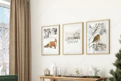 Christmas Frame Mockup| Wood Frame Mockup JPG and PSD Product Image 3