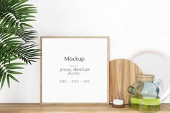 Mockup in interior, Kitchen mockup, Mockup PSD JPG PNG Product Image 1