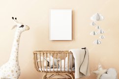 Frame mockup nursery, Mockup, Nursery room, Interior mockup Product Image 3