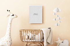 Frame mockup nursery, Mockup, Nursery room, Interior mockup Product Image 2