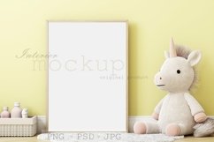Kids frame mockup A4 | Nursery frame mockup Product Image 1