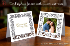 Frames for cards and photos with cut-out flowers Product Image 1