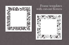 Frames for cards and photos with cut-out flowers Product Image 2