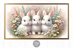 Easter bunnies as Frame TV screensaver