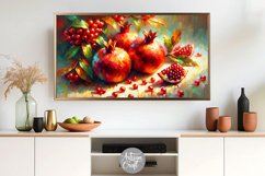 Pomegranate Frame TV art, pomegranate still life painting Product Image 2