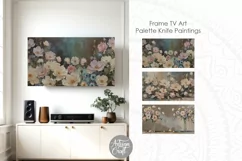 Frame Tv Art showing painting of flowers 