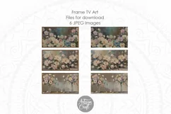 Frame Tv Art showing painting of flowers 