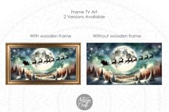 Santa flying Frame TV art, Christmas Frame TV art Product Image 3