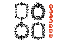 Ornate Frame SVG Bundle Product Image 1