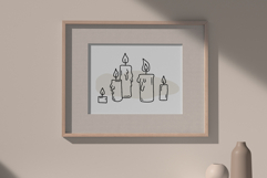 Hygge Scene Creator Modern Line Art Illustrations Bundle Product Image 7