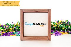 Framed Sign | Mardi Gras Mock up Product Image 1