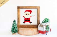 Framed Sign Mock up for Christmas with Camper Ornament