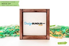 Framed Sign Mock up for St. Patrick's Day Product Image 1