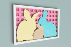 Easter Laser Cut file - Framed Bunny Family Product Image 5