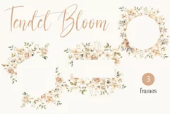 Watercolor Tender Flowers Clipart - Watercolor Floral Product Image 2