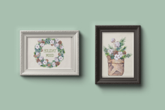 Holiday decorations watercolor clipart set Product Image 3