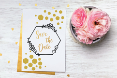 Geometric Frames | Decorative Border | Floral Wreath Product Image 4