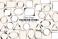 Geometric Frames | Decorative Border | Floral Wreath Product Image 1