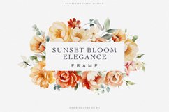 watercolor floral clipart collection Product Image 4