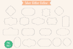 Glitter Vintage Deco Frames |Decorative Border | Retro Label Product Image 6