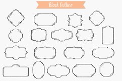 Vintage Frames Deco |Decorative Border | Retro Labels Product Image 2