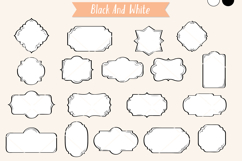 Vintage Frames Deco |Decorative Border | Retro Labels Product Image 4