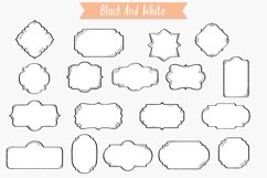 Vintage Frames Deco |Decorative Border | Retro Labels Product Image 4