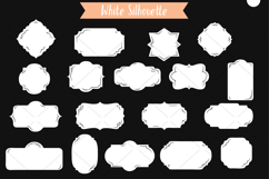 Vintage Frames Deco White |Decorative Border | Retro Labels Product Image 3