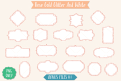 Glitter Vintage Dots Frames |Decorative Border | Retro Label Product Image 6