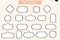 Vintage Frames Dots |Decorative Border | Retro Labels Product Image 5