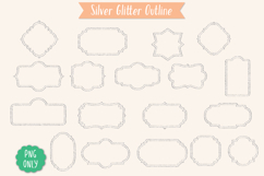 Glitter Vintage Double Frames |Decorative Border | Labelsdou Product Image 4