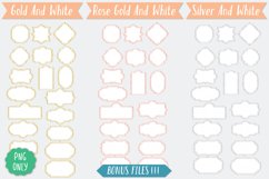 Glitter Vintage Double Frames |Decorative Border | Labelsdou Product Image 5