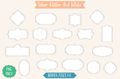Glitter Vintage Double Frames |Decorative Border | Labelsdou Product Image 7