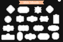 Vintage Frames Dots White |Decorative Border | Retro Labels Product Image 4