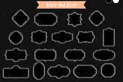 Vintage Frames Dots White |Decorative Border | Retro Labels Product Image 5