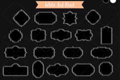 Vintage Frames Double White |Decorative Border | Retro Label Product Image 5