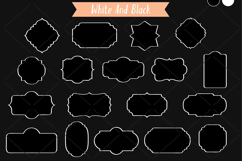 Vintage Frames White | Decorative Border | Retro Labels Product Image 7