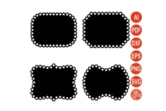Laser Cut Frame SVG Set Product Image 1