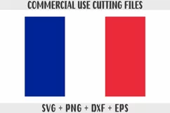 France Flag SVG Original Colors - Cut files for Cricut Product Image 1