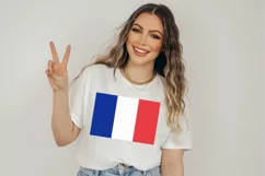 France Flag SVG Original Colors - Cut files for Cricut Product Image 2