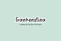 Frankenstina Monster Font Product Image 1