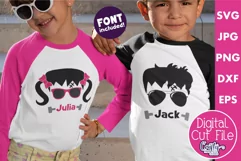 Monster Personalized Kid’s Halloween Svg Design Product Image 1