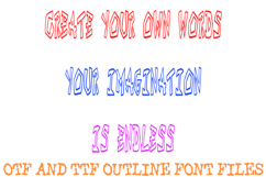 Frantic Urban Lettering Font Cartoon Graffiti ABC OTF Type Product Image 3