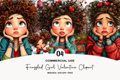 Frazzled Girl Valentine Clipart Product Image 1