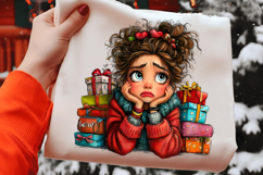 Frazzled Girl Valentine Clipart Product Image 2