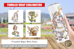 Frazzled Magic Mom Chaos Tumbler Product Image 1