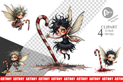 Frazzled Sugar Plum Fairy Clipart Product Image 1
