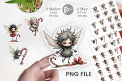 Frazzled Sugar Plum Fairy Sticker Product Image 1